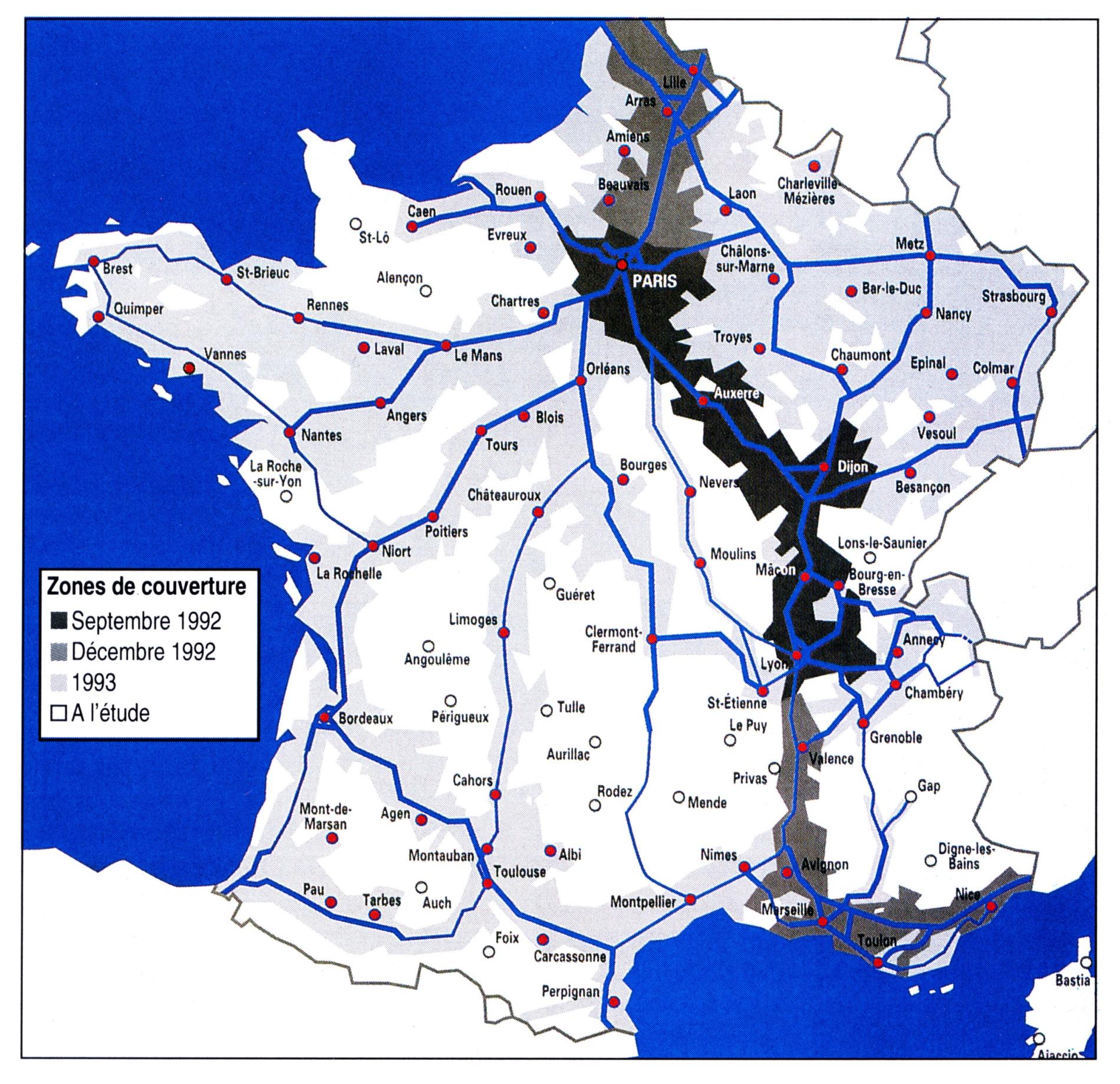 1992CarteCouvertureItinerisGSM