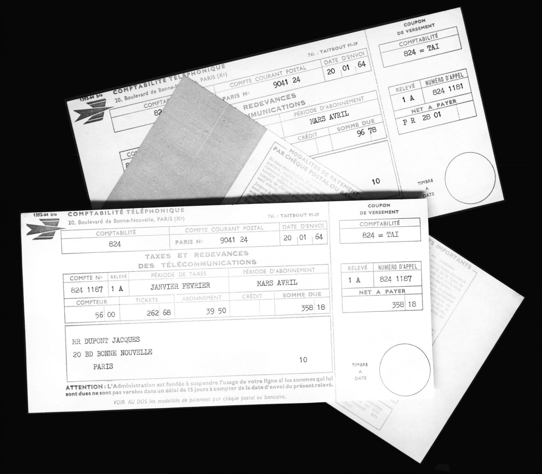 1964.01.20FacturesTelephonePTT