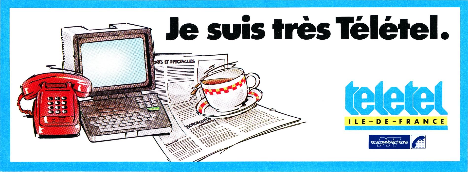 1983AutocollantTeletelIDF